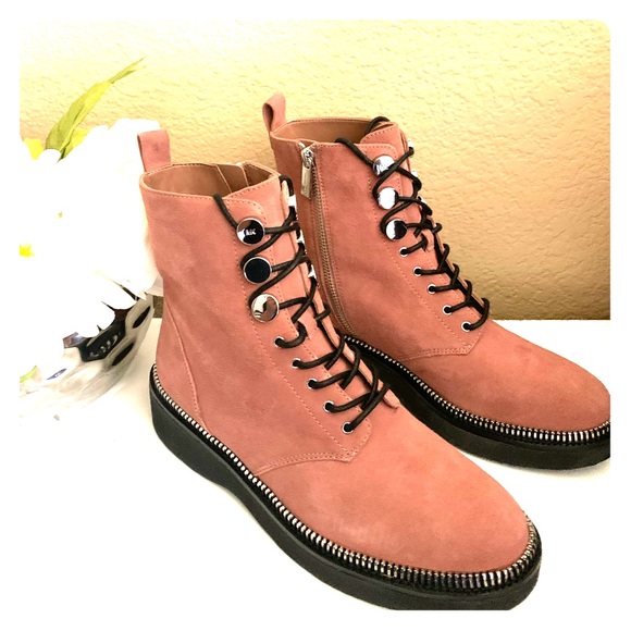 tavie suede combat boot